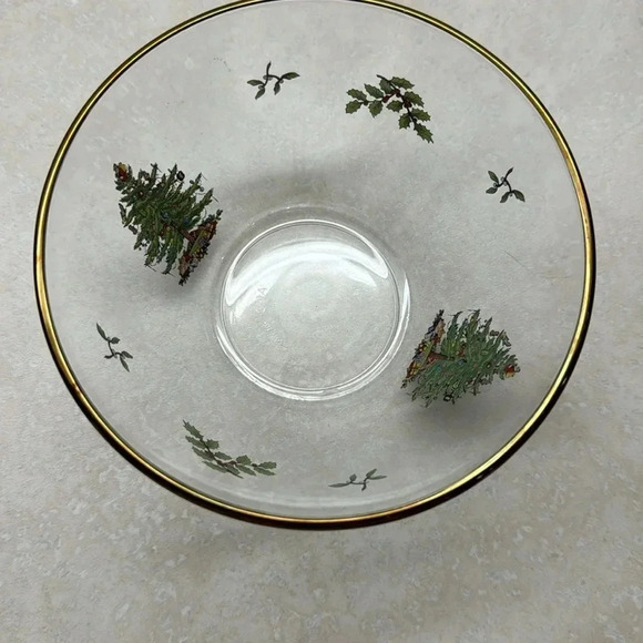 Christmas Tree-Gold Trim by SPODE Bowl Holiday GUC - Picture 2 of 3